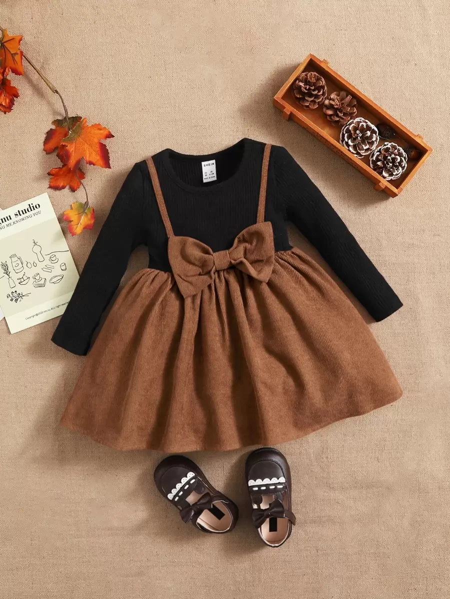 Vestido 2 em 1 Feminino com Laço Frontal – Confortável & Doce Verão | Baby Zoo