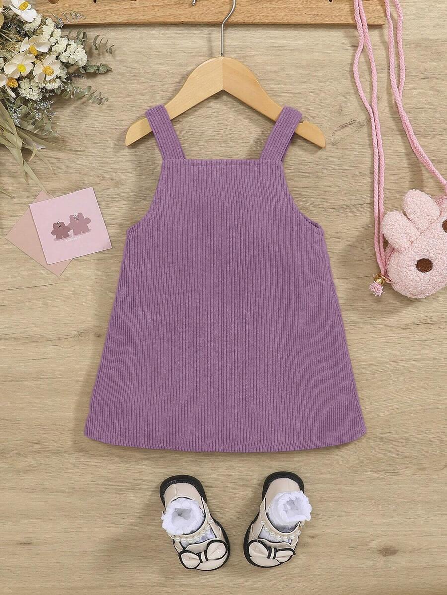 Macacão Feminino Floral Bordado Sem Camiseta – Vestido Overall | Baby Zoo