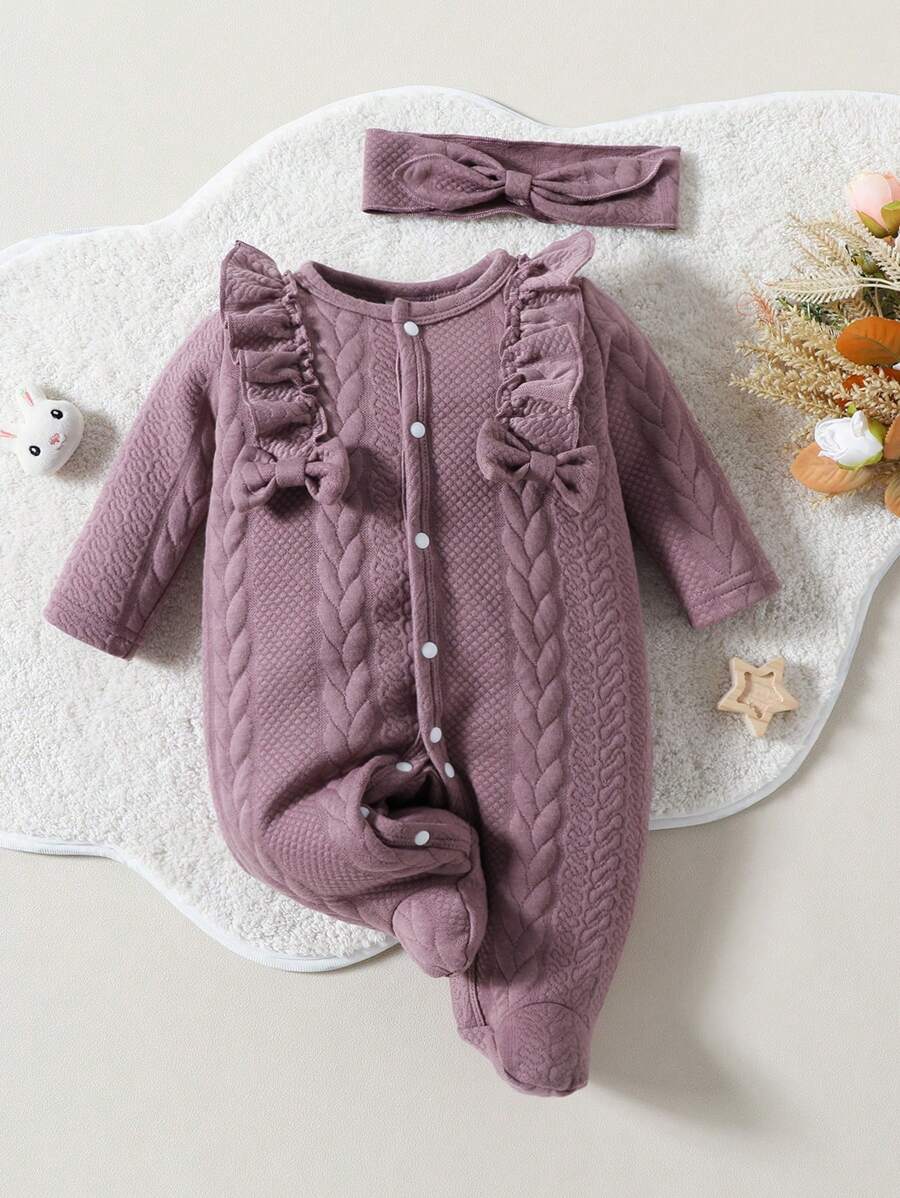 Macacão Feminino Footie com Borboleta & Pijama Colorido – Outono/Inverno | Baby Zoo