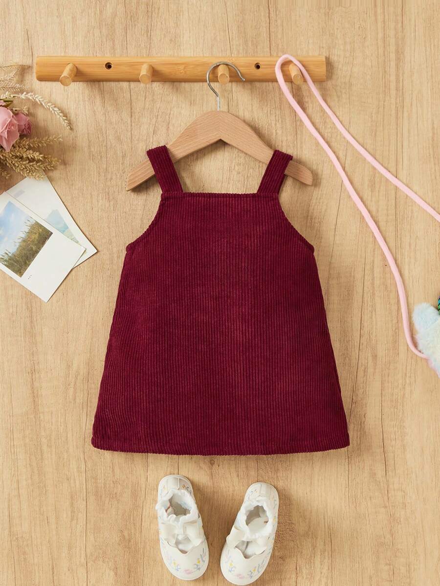 Macacão Feminino Floral Bordado Sem Camiseta – Vestido Overall | Baby Zoo