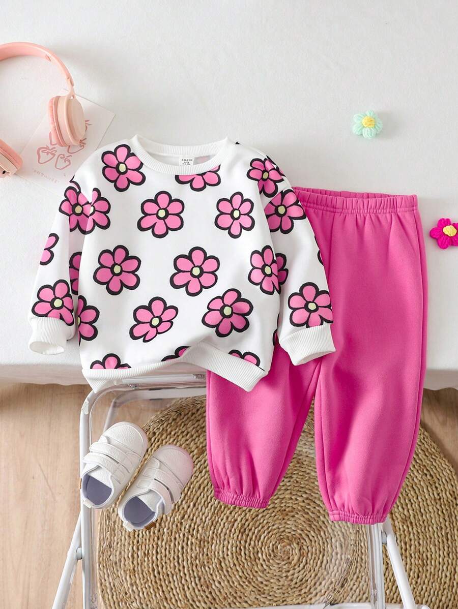 Conjunto 2 Peças Feminino Moletom Casual & Calça Tricot Texturizado – Outono/Inverno | Baby Zoo