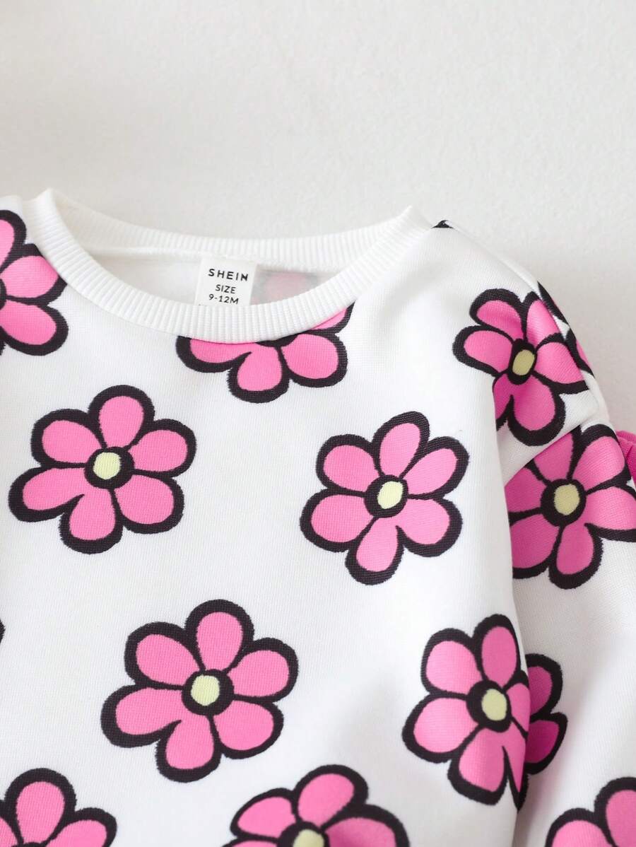 Conjunto 2 Peças Feminino Moletom Casual & Calça Tricot Texturizado – Outono/Inverno | Baby Zoo