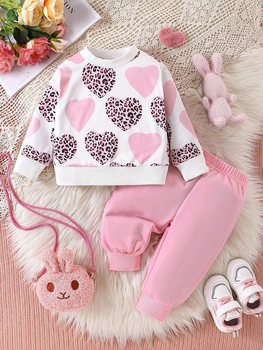 Conjunto 2 Peças Feminino Moletom Estampado & Calça Jogger – Outono/Inverno | Baby Zoo