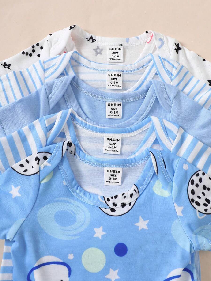Kit Verão 20 Peças Bebê Menino – 5 Bodies, 5 Calças, 5 Chapéus & 5 Pares de Luvas | Baby Zoo