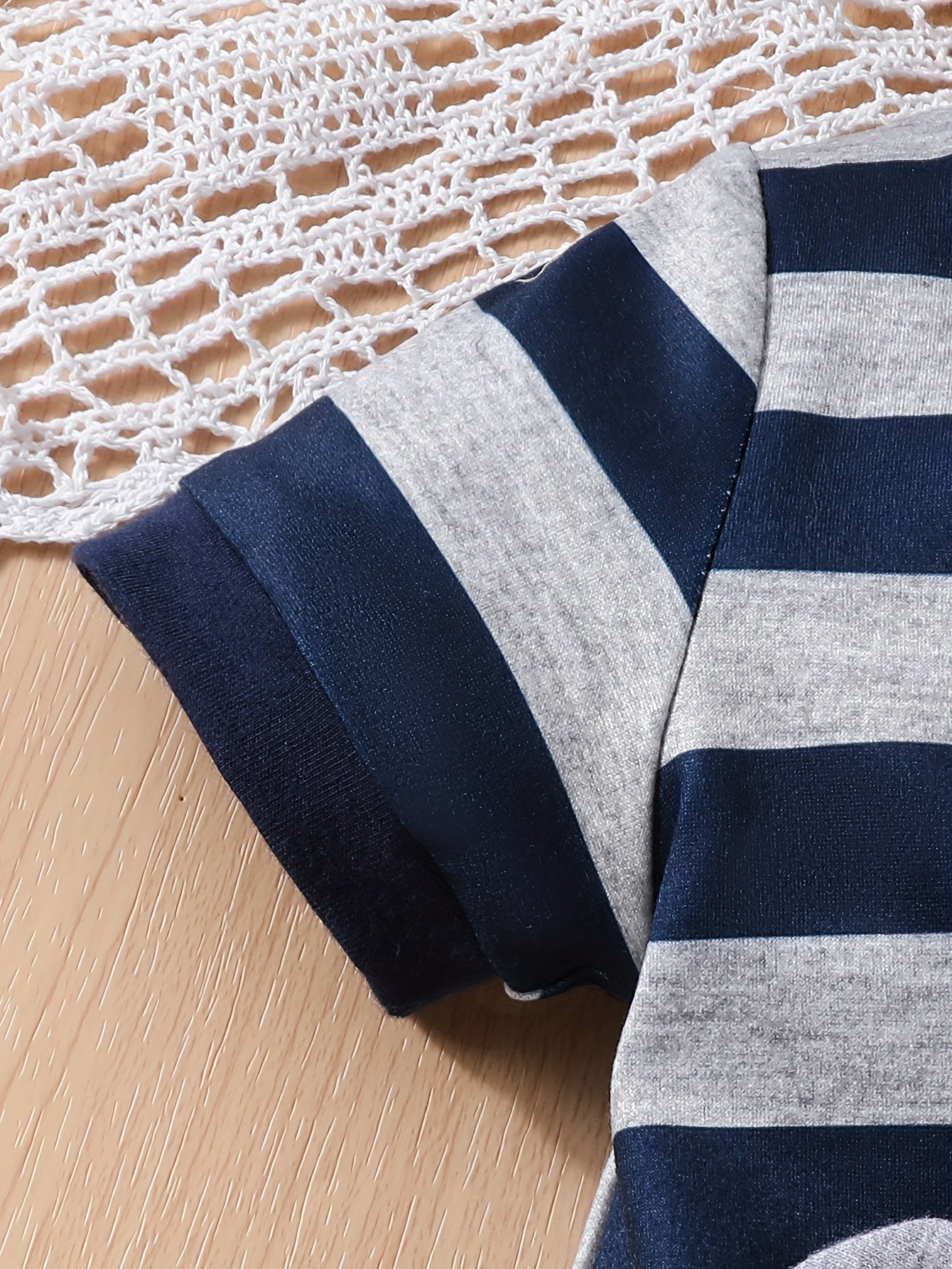 3 peças - Conjunto de Macacões Casuais para Bebê Menino, Gola Polo e Gola Careca, Roupas de Verão para Passeios