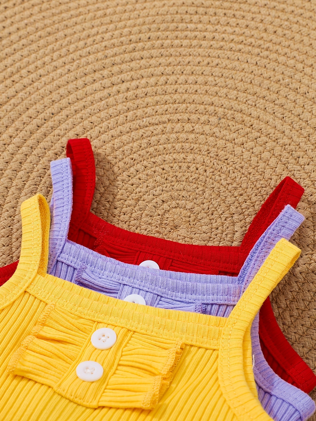 6 Vestidos Verão Bebê e Criança BabyZoo – Estampas Florais & Borboleta | Macacões Sem Manga com Laços – Kit com 6 Peças