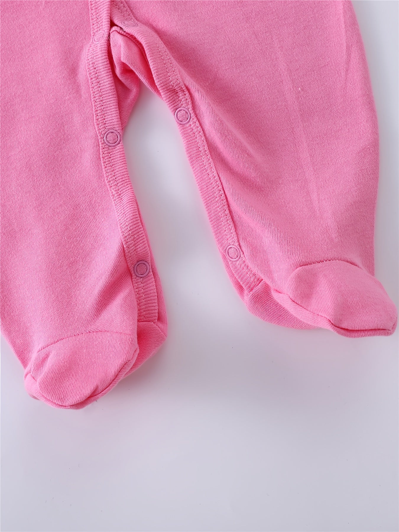 Kit 3 Macacões BabyZoo para Bebê – Manga Longa com Gola Alta, Luvas & Pés Reversíveis, 100 % Algodão | Estampas Coelho, Floral e Listras