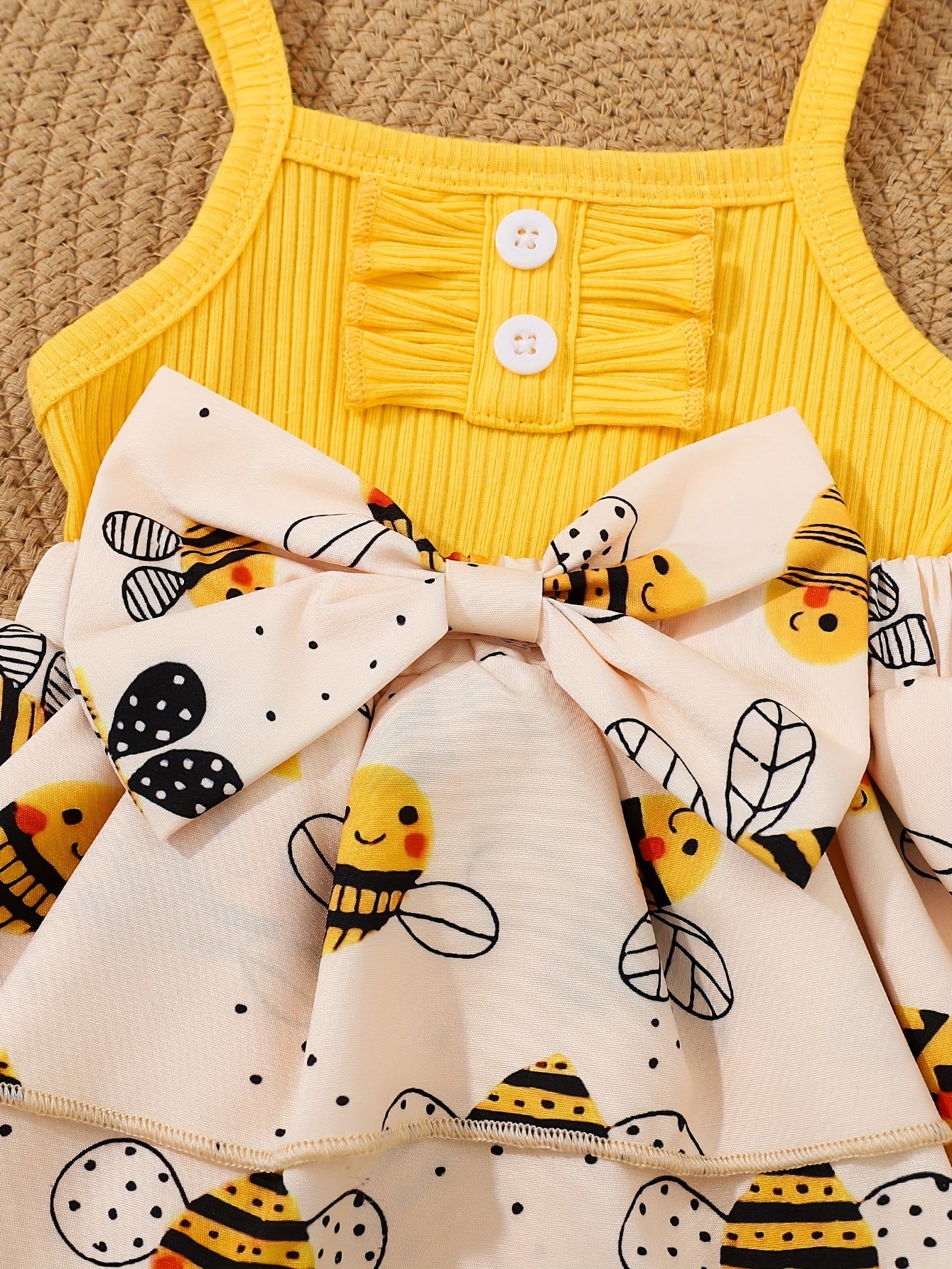 6 Vestidos Verão Bebê e Criança BabyZoo – Estampas Florais & Borboleta | Macacões Sem Manga com Laços – Kit com 6 Peças
